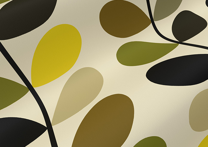 Orla Kiely Multi Stem, Yellow - Roller Blind - Image 4